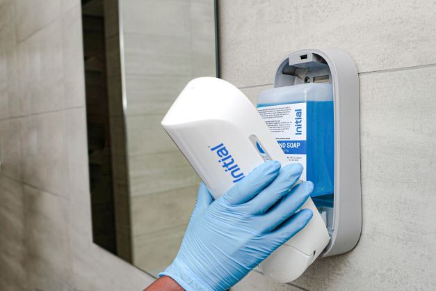 Signature 1l UltraProtect non-contact foam dispenser for hand disinfection - white color