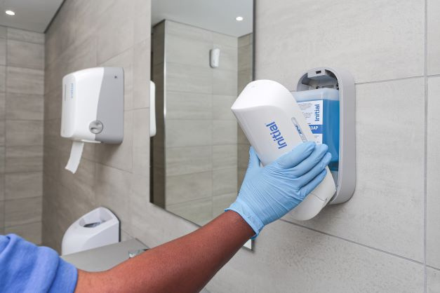 Signature 1l manual soap dispenser - white