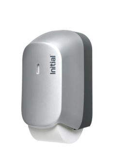 Signature Double Roll Vertical Toilet Roll Dispenser - Silver