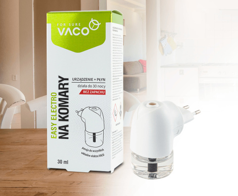VACO Easy Elektro + płyn na komary (30 nocy) - 30 ml VACO Easy Elektro + płyn na komary (30 nocy) - 30 ml