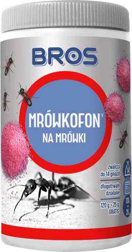 BROS - Mrówkofon - środek na mrówki 120g + 25g GRATIS