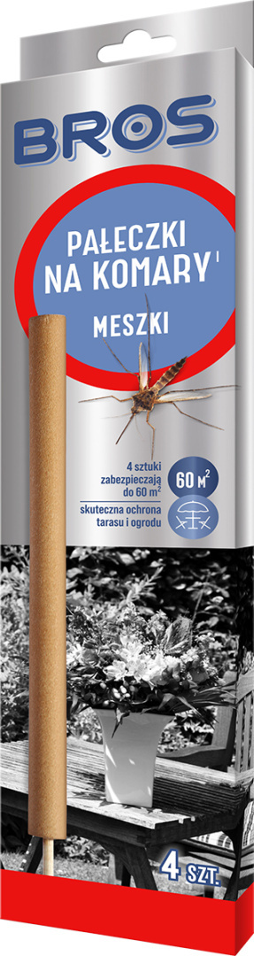 BROS - pałeczki na komary 4szt