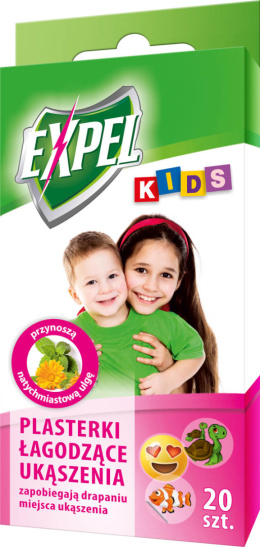EXPEL Kids - plasterki łagodzące ukąszenia 20 szt.