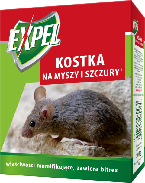EXPEL - Kostka na myszy i szczury 300g