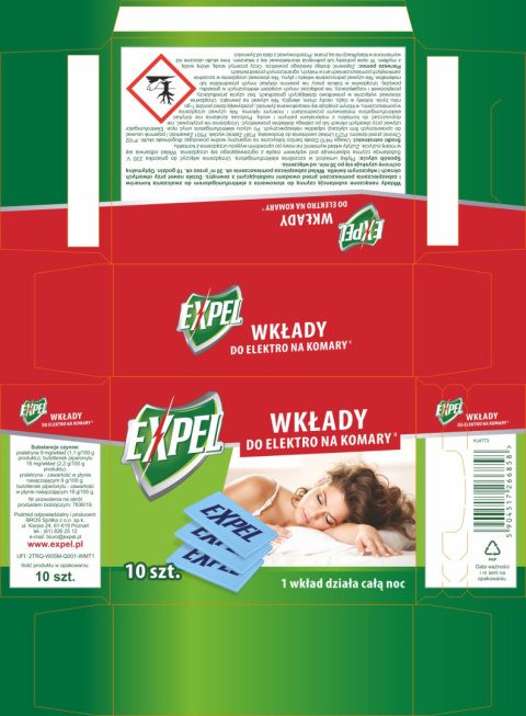 EXPEL - elektro + wkłady na komary 10 szt. EXPEL - elektro + wkłady na komary 10 szt.