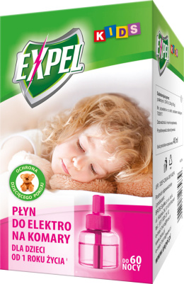 EXPEL Kids płyn do elektro na komary 60 nocy