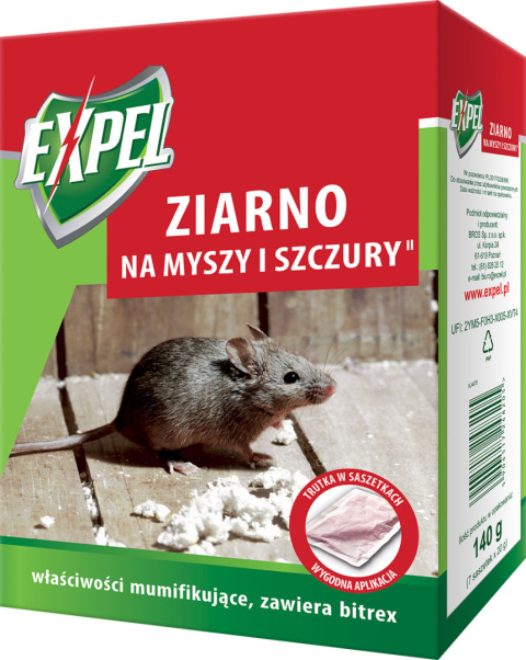 EXPEL– ziarno na myszy i szczury 140g