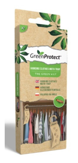 Wisząca pułapka na mole ubraniowe 2 szt. Green Protect Wisząca pułapka na mole ubraniowe 2 szt. Green Protect